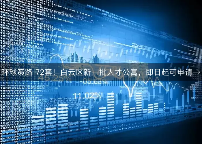 环球策路 72套！白云区新一批人才公寓，即日起可申请→
